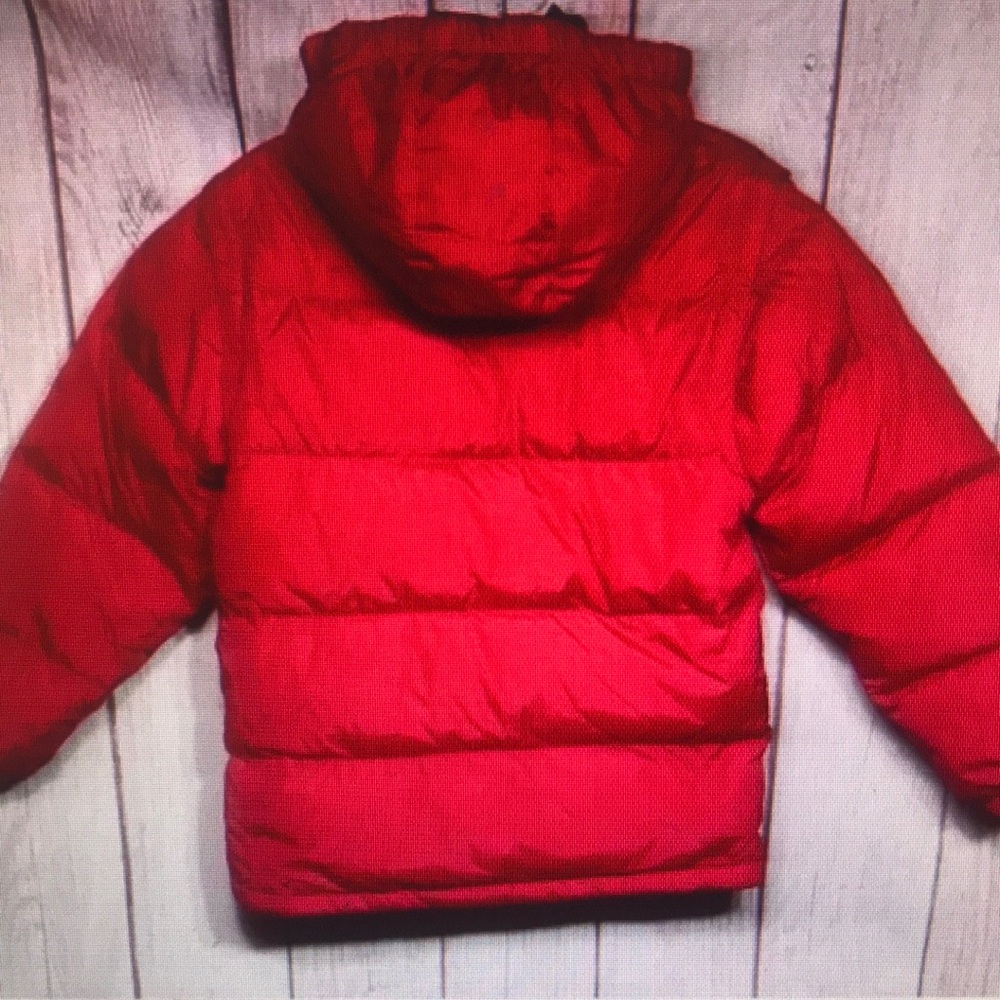 Red Kids Puffer Jacket - Picture 2 of 2